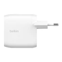 Φορτιστής Πρίζας Belkin Vharger 2xUSB-C 60W PD 3.1 White WCB010vfWH