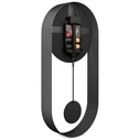 Ρολόι Τοίχου Mebus 12931 Black Quartz Pendulum Clock