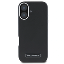Karl Lagerfeld KLHMP16MPGMSRPK Apple iPhone 16 Plus hardcase FW Metal Plate MagSafe black