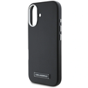 Karl Lagerfeld KLHMP16MPGMSRPK Apple iPhone 16 Plus hardcase FW Metal Plate MagSafe black