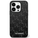 Karl Lagerfeld KLHMP16MPKHPORPK Apple iPhone 16 Plus hardcase Hot Stamp MagSafe black