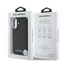 Karl Lagerfeld KLHMP16SPGMSRPK Apple iPhone 16 hardcase FW Metal Plate MagSafe black