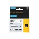 Ταινία Ετικετογράφου Dymo Rhino Coloured Vinyl Black White (1805430)