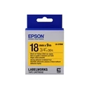 Ταινία Ετικετογράφου Epson LK-5YBW STRNG ADH BLK-/