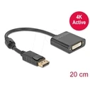 Αντάπτορας DisplayPort Delock 1.2 to DVI socket 4K Active Black