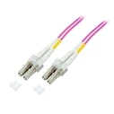 Καλώδιο Οπτικής Ίνας EFB Duplex Jumper LC-LC 50/125,OM4,LSZH,violett,2.0mm,15m
