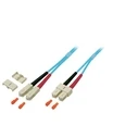 Καλώδιο Οπτικής Ίνας EFB Duplex Jumper SC-SC 50/125, OM3, LSZH, aqua, 3.0mm, 0,5m