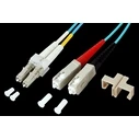 Καλώδιο Οπτικής Ίνας EFB Duplex Jumper LC-SC 50/125, OM3, LSZH, aqua, 2.0mm, 2m