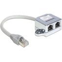 Αντάπτορας Δικτύου Delock RJ45 -> 2x RJ45 M/F 0.15m