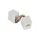 Αντάπτορας Δικτύου Digitus RJ45 coupling 1-1 Cat5e White