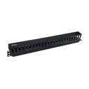 Αξεσουάρ για Καμπίνες Δικτύου Equip 19" cablemanagement Panel Black