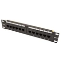Patch Panel Trendnet 12-Port Cat. 6 unshielded (10" wide)