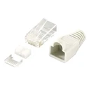 Βύσμα Δικτύου Logilink CAT6 RJ45 100er Set, shielded,gray
