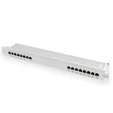 Patch Panel Equip 16x RJ45 Cat5e 19" 1HE gray