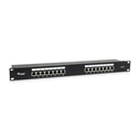 Patch Panel Equip 16x RJ45 Cat6 19" 1HE Black
