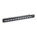 Patch Panel Equip 24x RJ45 Cat6a 19" 1HE Keystone