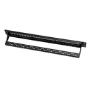 Patch Panel Logilink Keystone 19", 24 Module, leer, schw. 1HE
