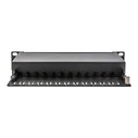 Patch Panel Digitus Cat.6A, shielded, 12-Port, 10",Black