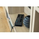 Πολύπριζο Ασφαλείας Brennenstuhl Premium-Line DUO ?SS 8-fold Black