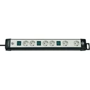 Πολύπριζο Ασφαλείας Brennenstuhl power strip Premium-Line 6x Schuko sw/gr