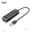 USB Hub Club 3D USB 3.2 Typ A > 3x USB 3.2 Typ A/LAN