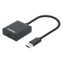 Αντάπτορας USB Manhattan USB-A USB 3.1 Gen 1 to HDMI-1080p@60Hz