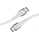 Καλώδιο USB Intenso C315C Nylon 1,5m white USB-C / USB-C 60W