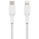 Καλώδιο USB Belkin Lightning/USB-C 2m braided, mfi cert., white