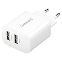Φορτιστής Πρίζας Intenso W24AA 2x USB-A 24W white