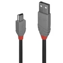 Καλώδιο USB Lindy Anthra Line to mini-USB Type B - 1 m