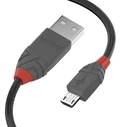 Καλώδιο USB Lindy Anthra Line to Micro-USB Type B - 20 cm
