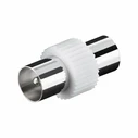 Αντάπτορας Κεραίας Goobay coaxial 11535, αρσενικό, λευκό, 10τμχ