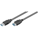 Καλώδιο USB Goobay 3.0 σε USB (F) 93999, copper, 3m, μαύρο