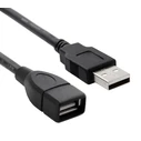 Καλώδιο USB Powertech προέκτασης CAB-U123, 5Gbps, 1.5m, μαύρο