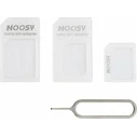 Αξεσουάρ Κινητών Noosy Nano SIM & Micro SIM Adapter Set, λευκό