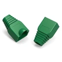 Κάλυμμα Δικτύου Powertech για Βύσμα RJ45 CAB-N285 πράσινο, 10τμχ
