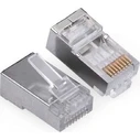 Βύσμα Δικτύου Powertech RJ45 Cat 6a CAB-N323, μεταλλικό, 8p8cs, 10τμχ