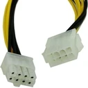 Καλώδιο Powertech για MB 8pin αρσενικό σε 8pin θηλυκό CAB-W008, 20cm