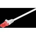 Καλώδιο Δικτύου Goobay 95598, CAT 6 U/UTP, CCA, 1.5m, λευκό