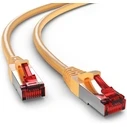 Καλώδιο Δικτύου Goobay 95473, CAT 6 S/FTP (PiMF), CCA, 1m, κίτρινο