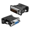 Αντάπτορας VGA Powertech θηλυκό σε DVI 24+1 αρσενικό CAB-G036, μαύρος