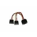 Καλώδιο SATA Powertech 15pin male σε 2x 15pin female CAB-W012