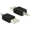 Αντάπτορας Ήχου Delock USB 2.0 σε Stereo Jack 3.5mm 66069, μαύρο