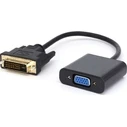 Αντάπτορας DVI Powertech (M) σε VGA(F), 1080p, Active, 0.20, μαύρος