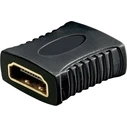Αντάπτορας HDMI Powertech 1.4 19pin θηλυκό σε θηλυκό CAB-H027, μαύρο