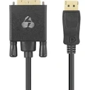 Καλώδιο DisplayPort Powertech σε DVI CAB-DP058, Active, 4K, 1.8m, μαύρο