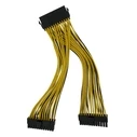 Καλώδιο Powertech μητρικής 24pin σε 2x 24pin CAB-W042, 0.20m