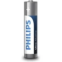 Αλκαλικές Μπαταρίες Philips Ultra LR03E1BK/00, AAA LR03 1.5V, 500τμχ