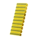 Clip Αρίθμηση Καλωδίων Powertech γράμμα C, Yellow, 10τεμ.