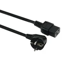 Καλώδιο Τροφοδοσίας Powertech CAB-P024, C19 IEC, 16A, 250V, 1.8m, μαύρο